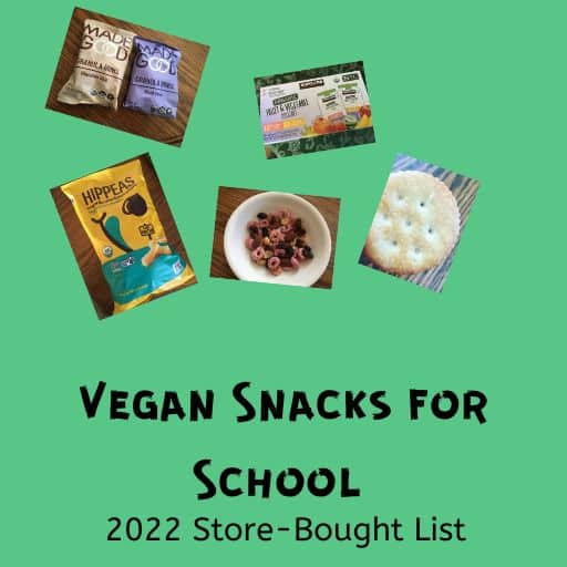 Featured Image for blog post titled Vegan Snacks for School 2022 Store Bought List