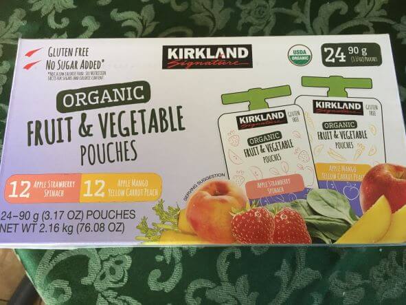 Picture of Kirkland Signature Organic Fruit and Veggie Pouches