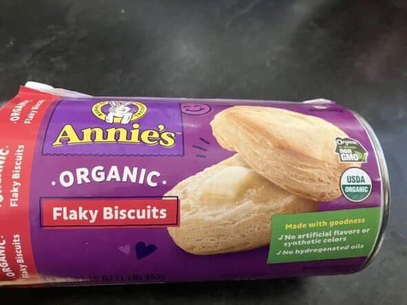 picture of Annies organic flaky biscuits.