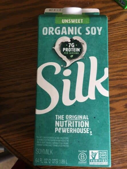 Picture of Silk organic unsweetened soymilk