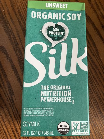 picture of silk brand unsweet organic soy milk